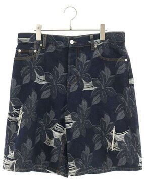 Gucci Floral Denim Jacquard Shorts 34